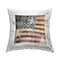 Stupell Industries Rustic Stars & Stripes Decorative Printed Throw Pillow